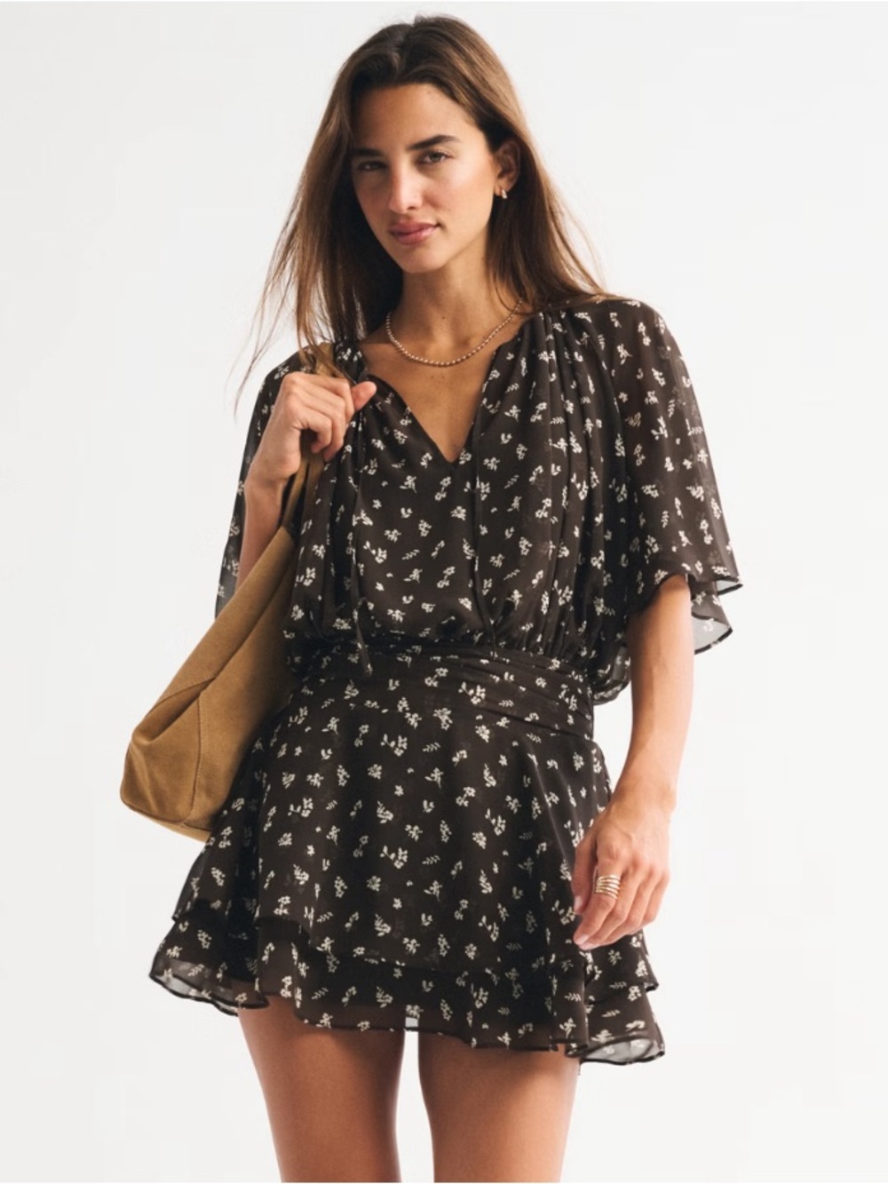 Abercrombie Sheer Mini Dress